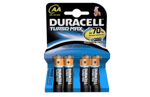 Дюраселл (Duracell) батарейка 4-х шт TurboМах AA (пальч.) mx 1500