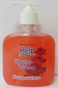 ХЕЛП Жидкое мыло (с дозатором) 300мл Болгарская роза