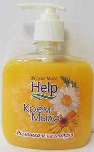 ХЕЛП Жидкое мыло (с дозатором) 300мл Молоко и мед