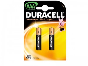 Дюраселл (Duracell)  батарейка  2-х шт  AAA (миз.) mn 2400