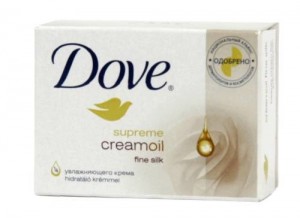ДАВ (Dove) мыло 135гр Нежный шелк