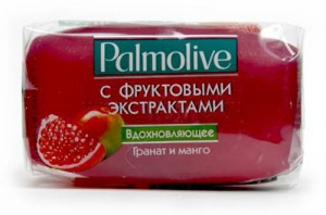 Палмолив мыло  90гр  ВДОХНОВЛЯЮЩЕЕ   гранат и манго      (красное)