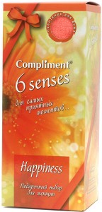 н-р  Compliment 6 Senses ПН N961 HAPPINES (гель ддуша.+ полотенце)